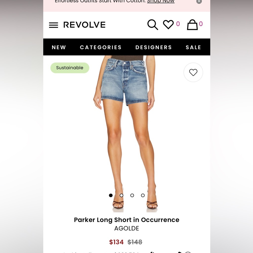 Agolde Parker long short